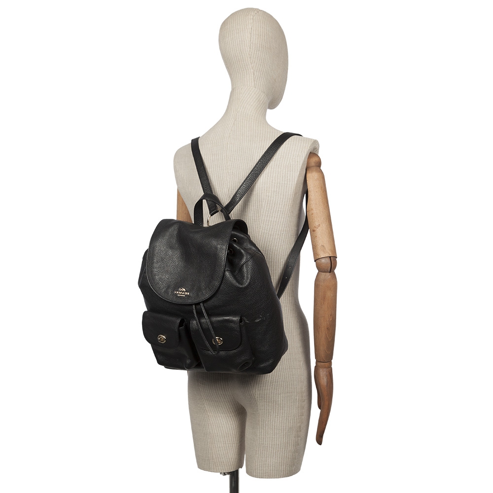 Mochila coach 2025 negra mujer