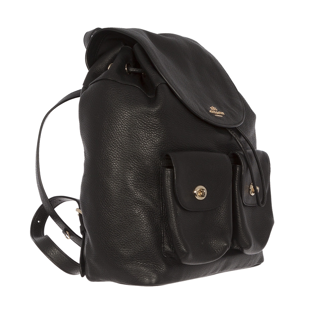 Mochila coach negra hot sale hombre