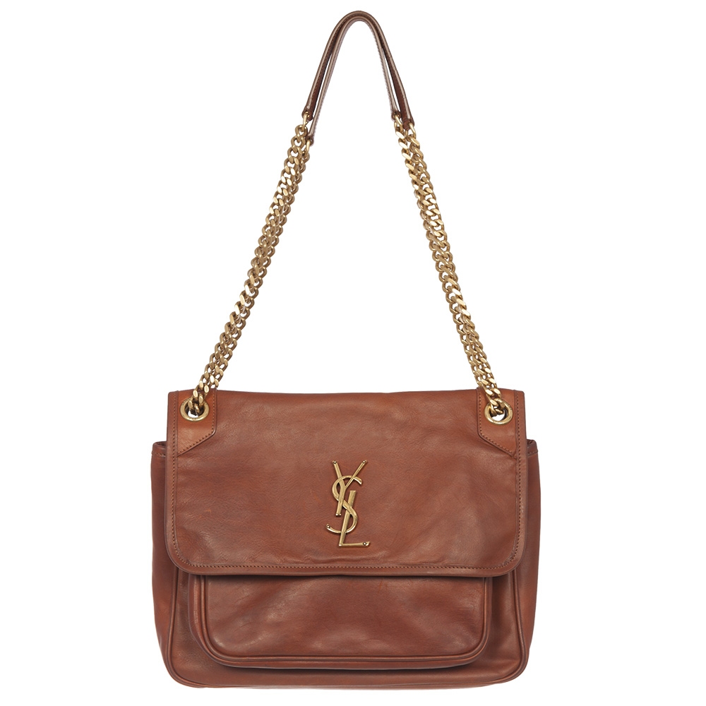 Bolso yves saint laurent store marron