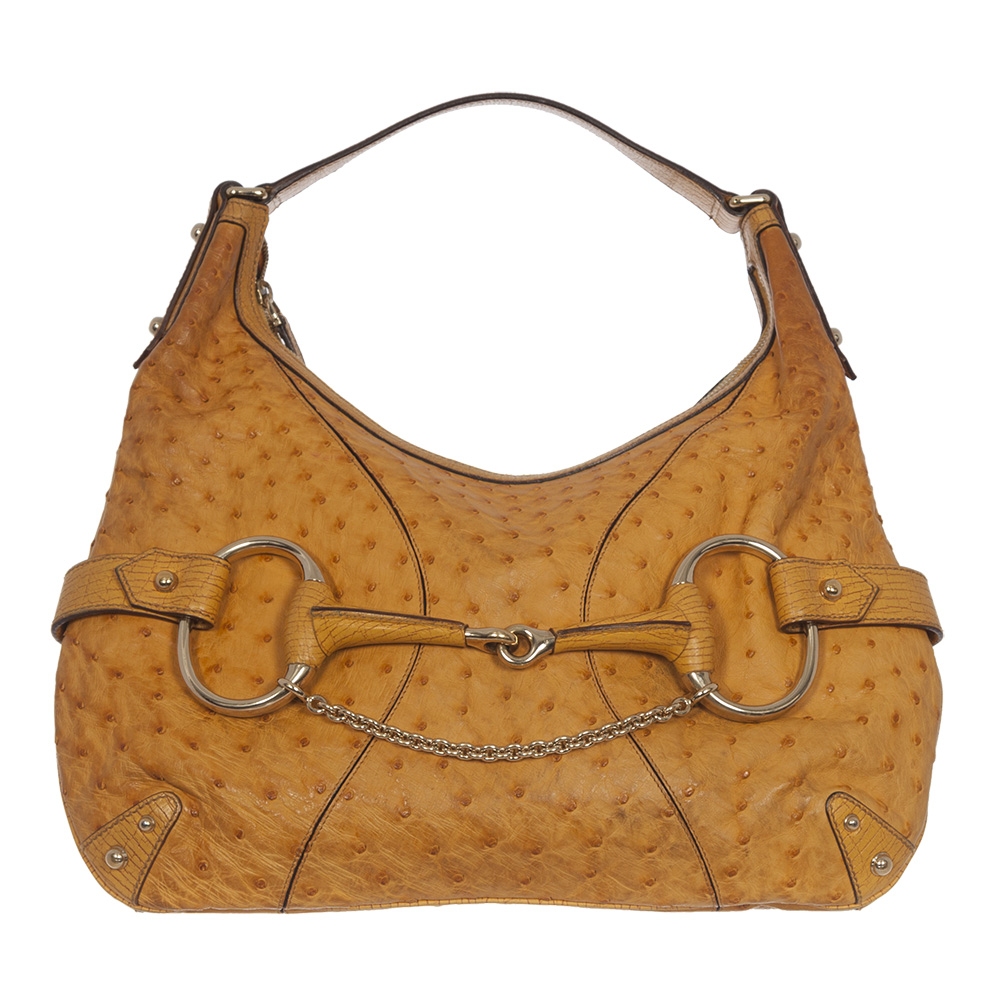 Gucci Bolso Horsebit Piel Avestruz Tienda de Bolsos de Marca online