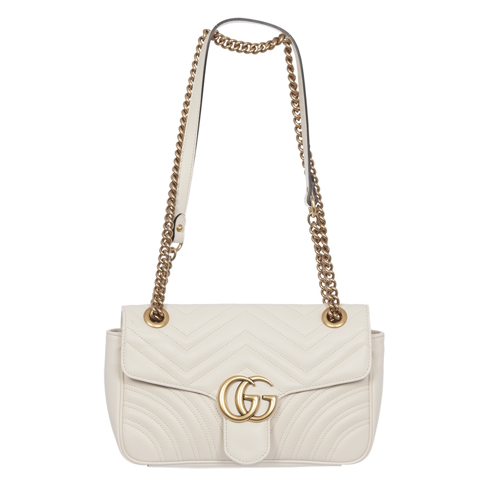 Bolso Gg Marmont Blanco Peque O - Tienda de Bolsos de Marca online