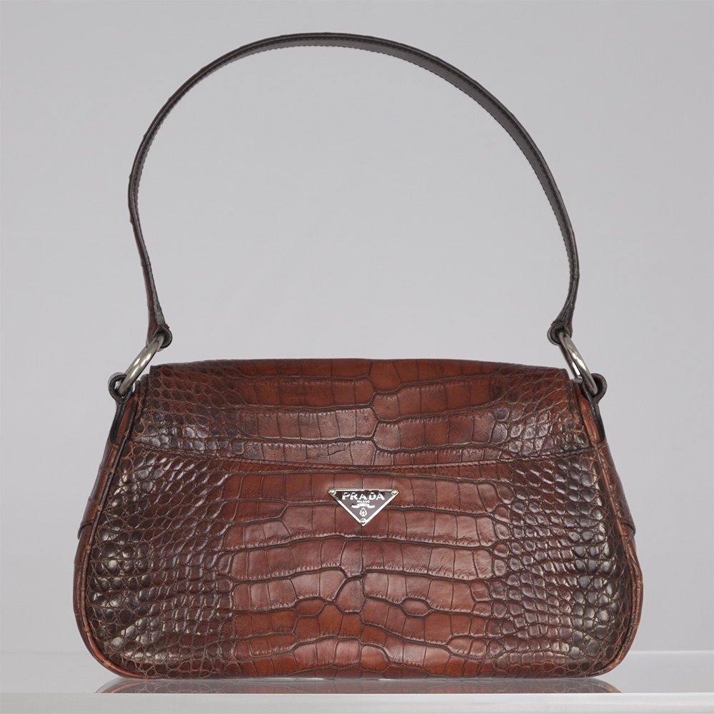 Bolso Prada Bolso Cocodrilo Marron Tienda de Bolsos de Marca online