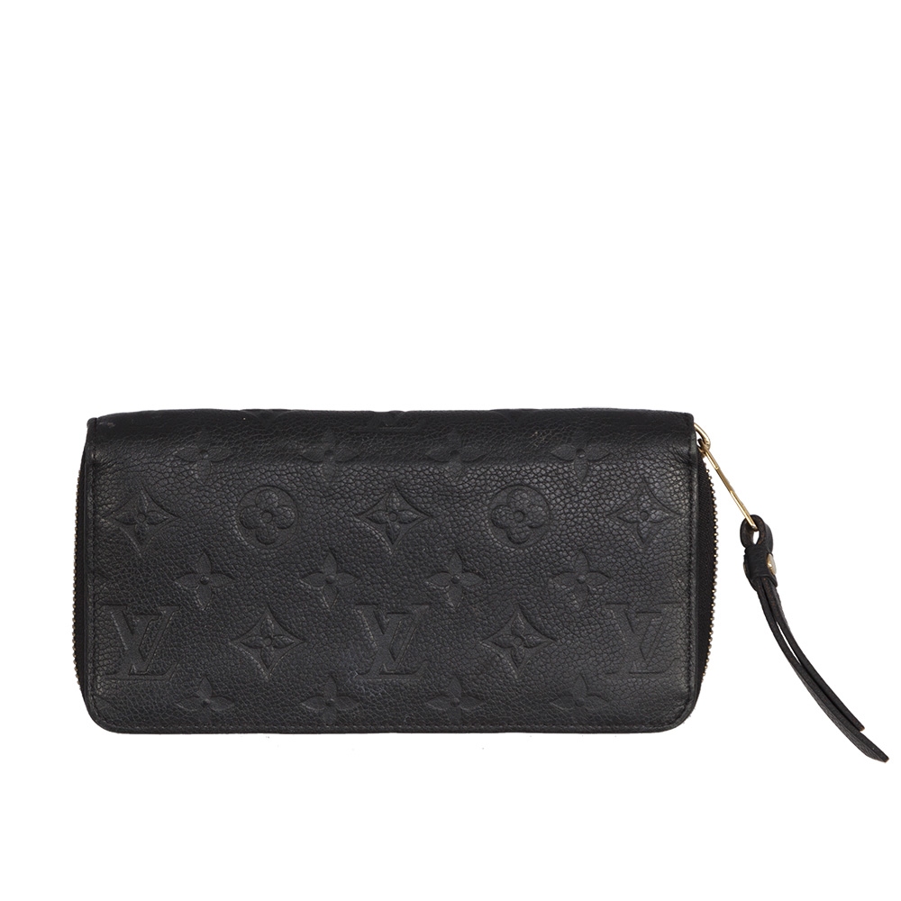 Louis Vuitton Cartera Zippy Piel Negra - Tienda de Bolsos de Marca online