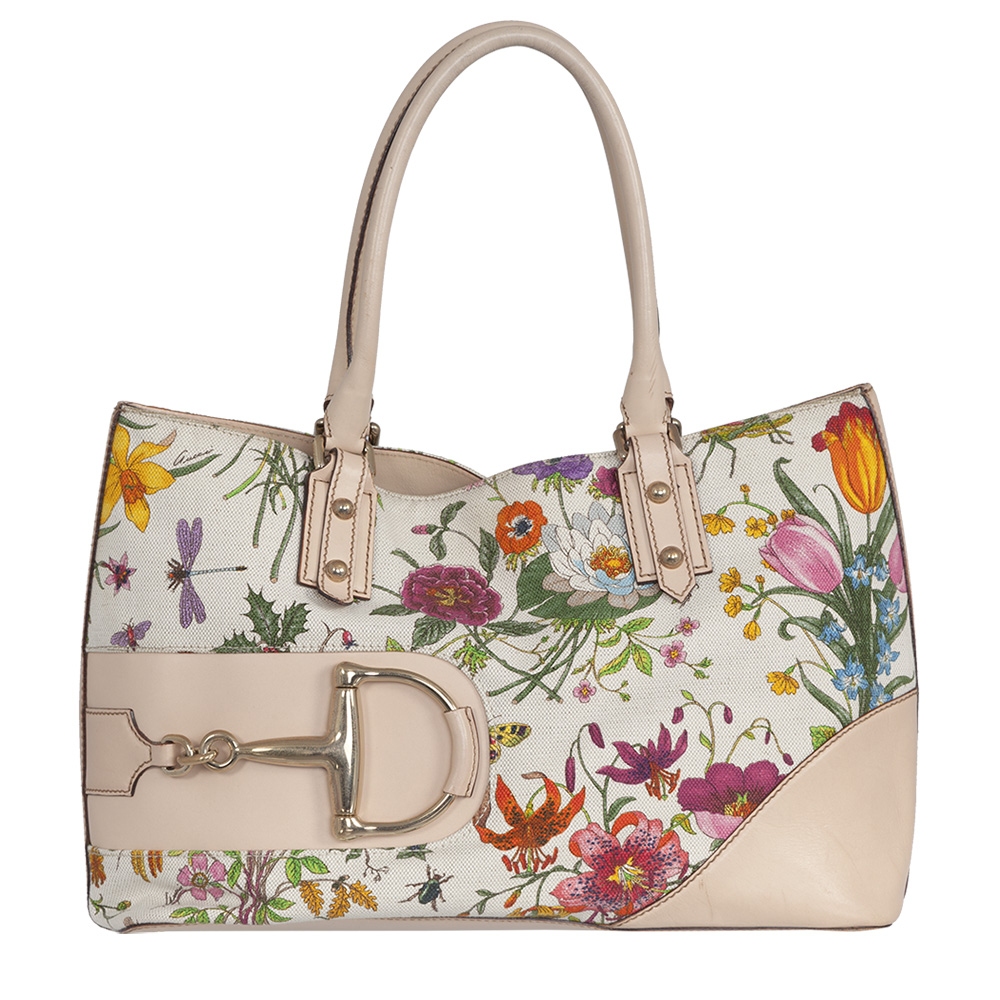 Bolso Gucci Bolso Tote Flora Horsebit Tienda de Bolsos de Marca online