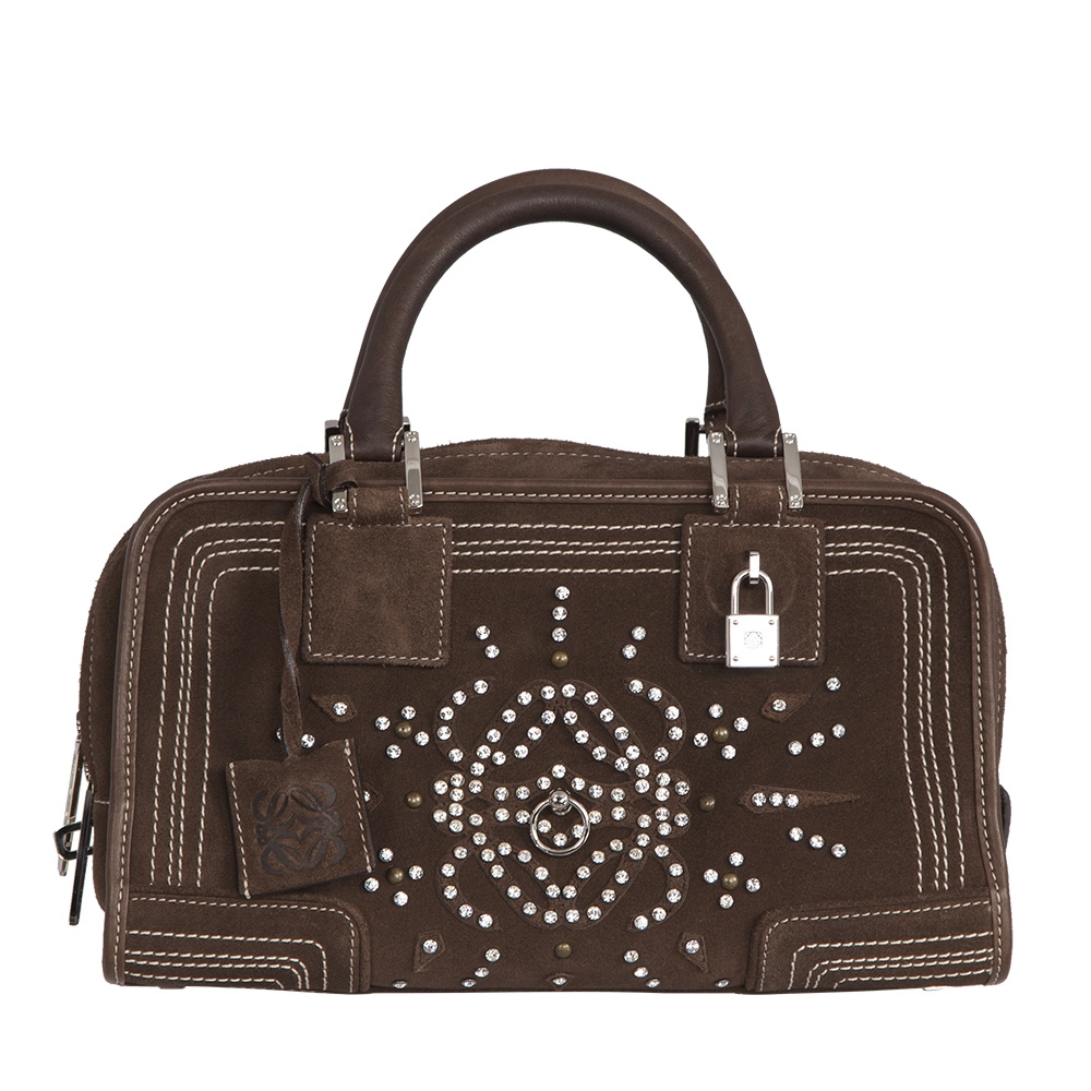 Bolso Loewe Amazona Swarovski Marron Tienda de Bolsos de Marca