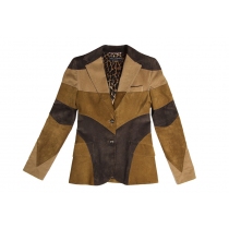 D&G Chaqueta Patchwork Piel T 38