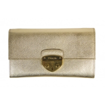 Prada Clutch Chain Gold