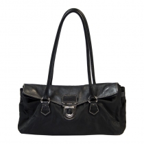 Prada Bolso Nylon y Piel Negro