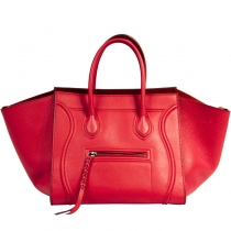 Céline Phantom Luggage Rojo