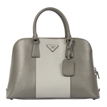 Prada Saffiano Bolso Gris Promenade