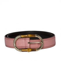 Gucci Cinturón Rosa Bambú T 75