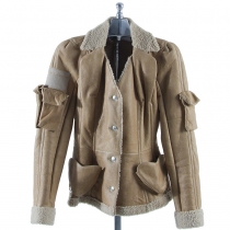 Dior Chaqueta Bar Piel T 38