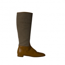 Prada Botas Piel Canvas T 37.5