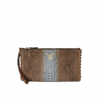 Prada Python Clutch