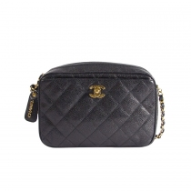 Chanel Bolso Camera Quilted Negro