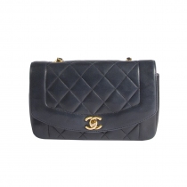 Chanel Bolso Diana Vintage Navy
