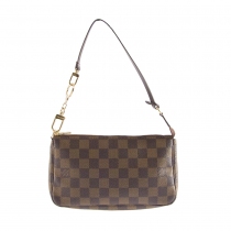 LV Pochette Damier Ebano