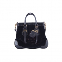 Prada Bolso Terciopelo Negro