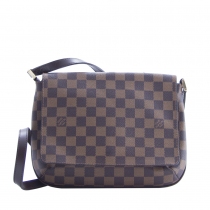 LV Bolso Musette Tango Damier Ebano