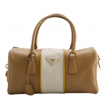 Prada Bolso Bowling Perforado