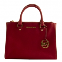 Michael Kors Bolso Sutton Rojo