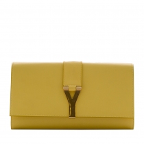 YSL Cabas Chyc Clutch Amarillo