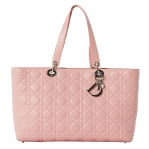 Dior Bolso Cannage Rosa