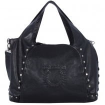 Ferragamo Bolso Studded Negro