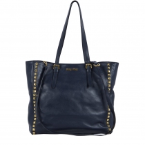 Miu Miu Bolso Shopping Azul