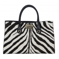 Jimmy Choo Bolso Riley Zebra