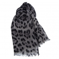 D&G Pañuelo Animal Print Gris