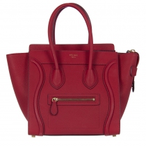 Celine Micro Luggage Rojo