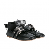 Miu Miu Bailarinas Lace-up T 38