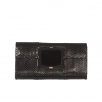 Gucci Clutch Python Negro