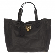 Loewe Bolso Negro Shopping Lona