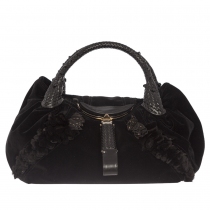 Fendi  Spy Terciopelo Negro Wisteria