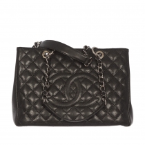 Chanel Bolso Shopping Caviar Negro