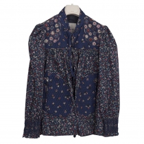 Moncler Chaqueta Navy Floral Patchwork 2