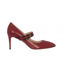 Gucci Zapatos Mary Jane Sylvie Rojos 40