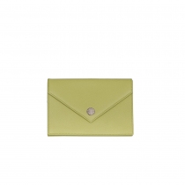 Bulgari Clutch Sobre Piel Verde