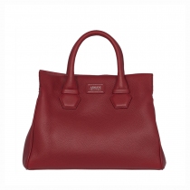 Armani Collezioni Bolso Rojo Satchel