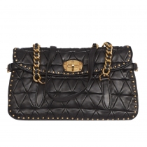 Miu Miu Bolso Acolchado Negro