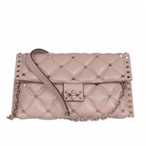 Valentino Bolso Candystud Acolchado Rosa