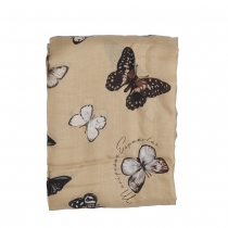 Loewe Pañuelo Mariposas Españolas Beige