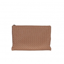 Bottega Veneta Pouch Intrecciatto Nude