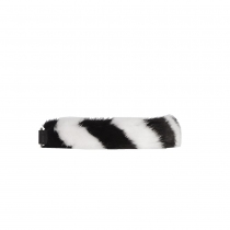 Fendi Mini Correa Bandolera Blanco Negro