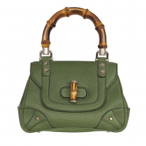 Gucci Bolso Mini Asa Bambú Verde