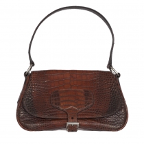 Prada Bolso Cocodrilo Marrón