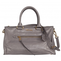 Miu Miu Bandolera Bauletto Gris