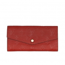 LV Cartera Curieuse Piel Empreinte Roja